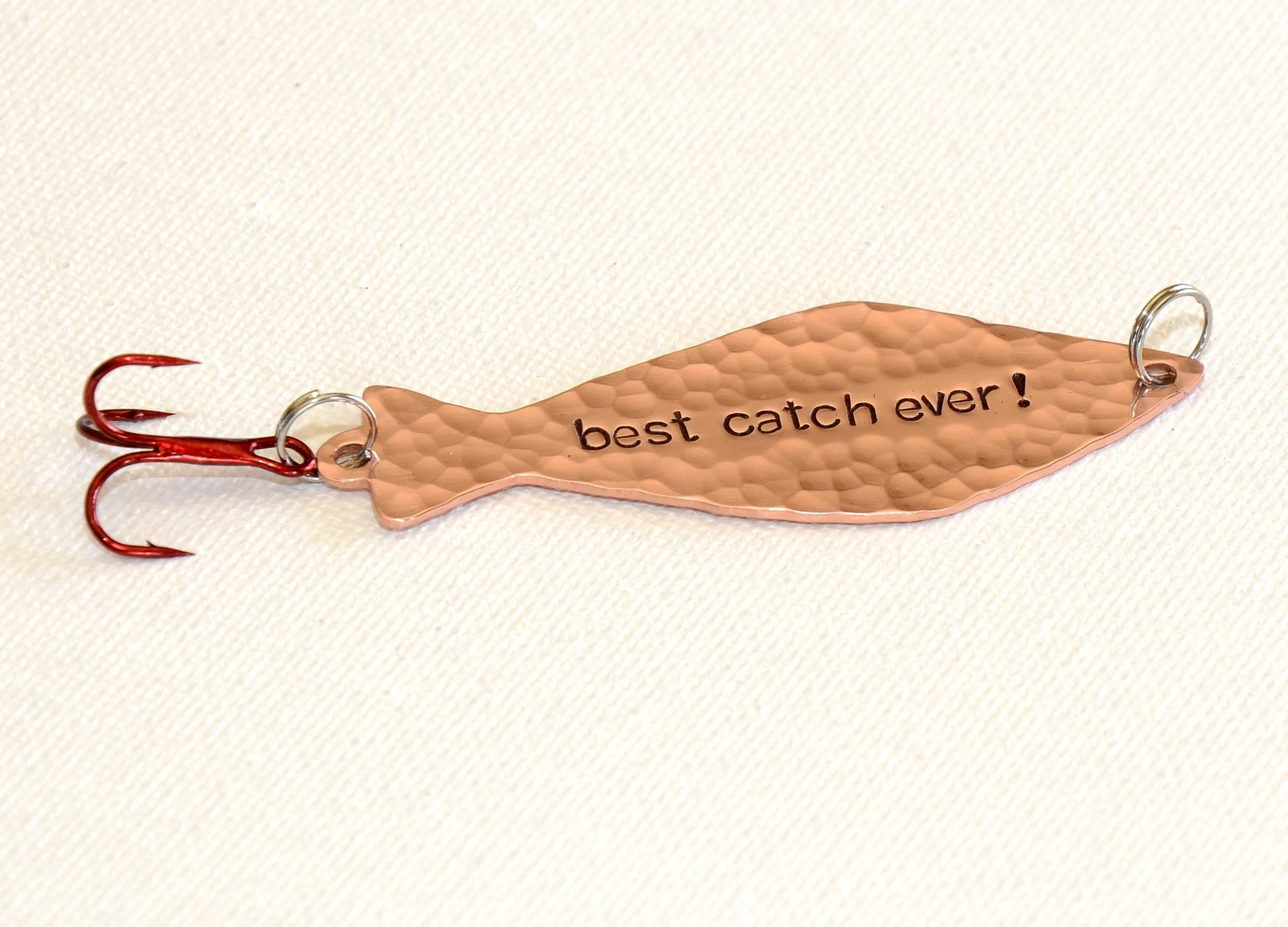 Copper Fishing Lure with Best Catch Ever