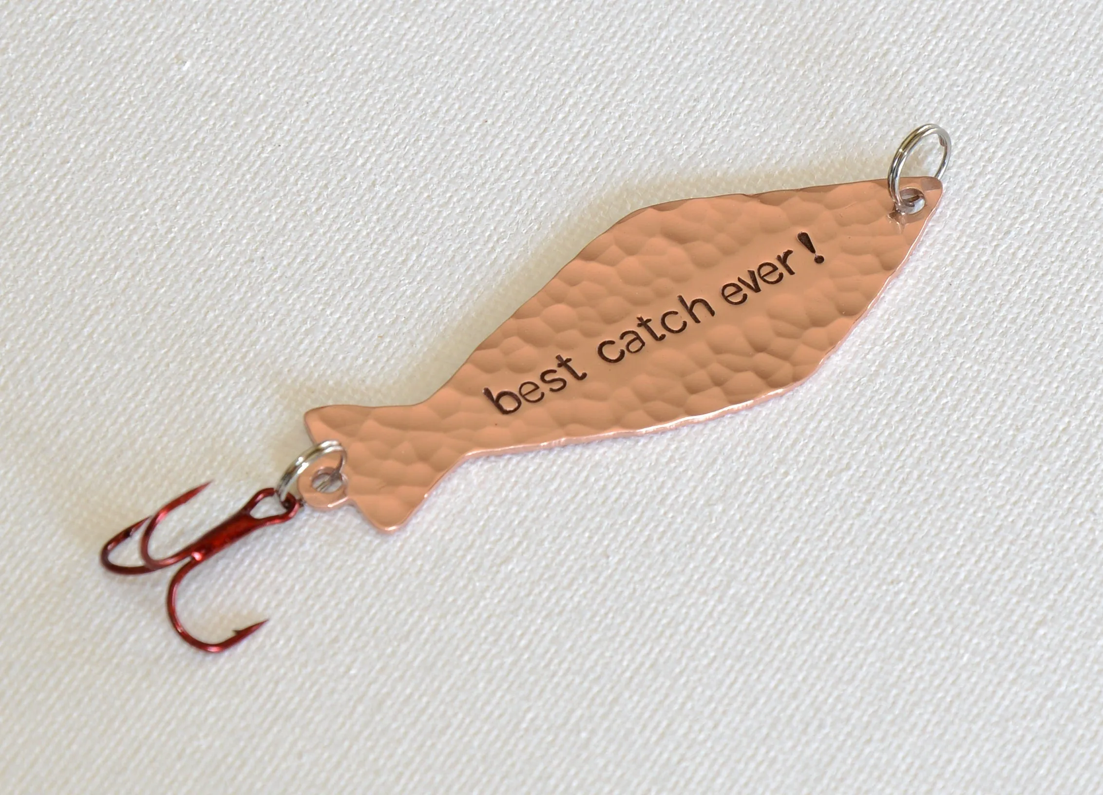 Copper Fishing Lure with Best Catch Ever