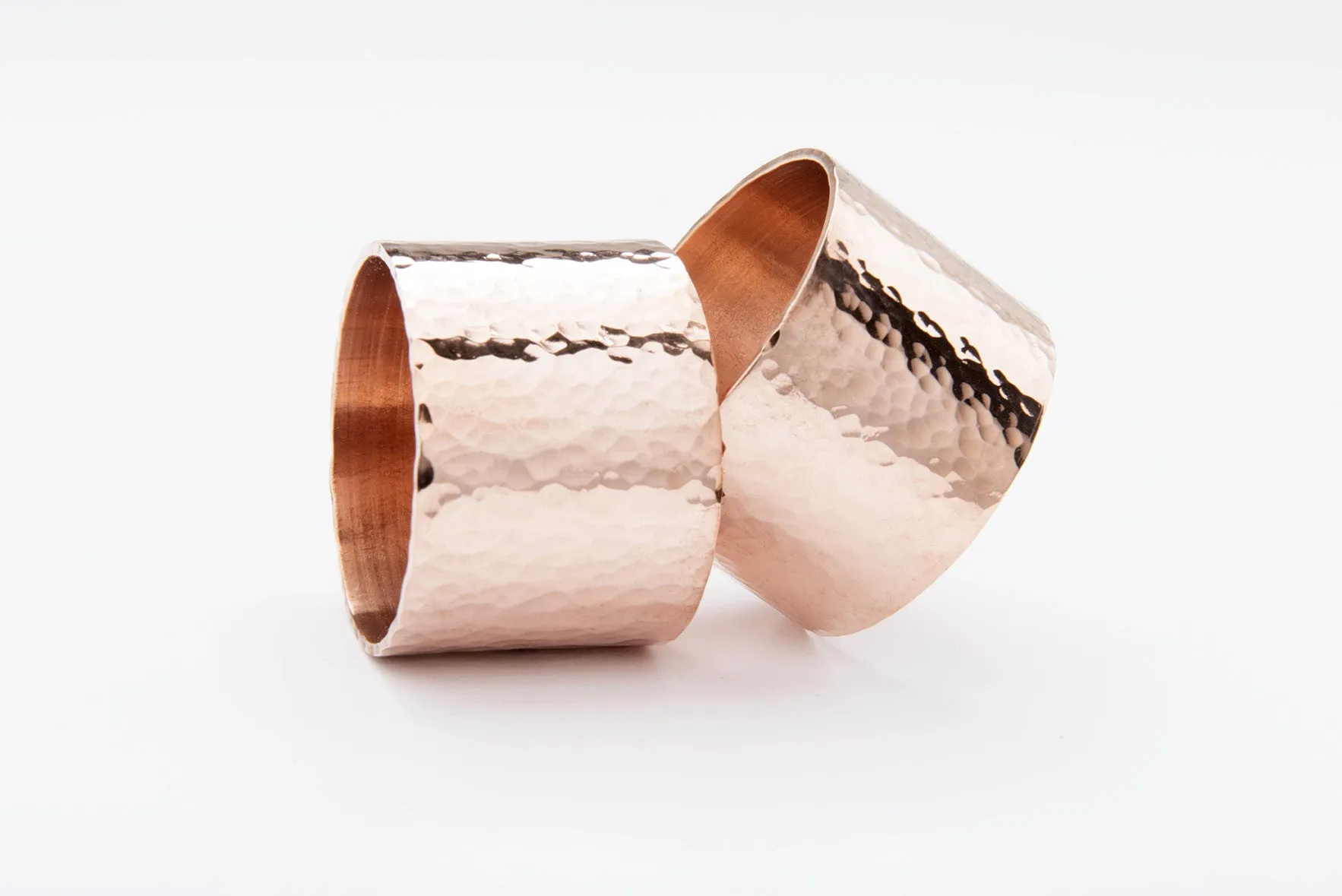 Copper Planished Napkin Ring
