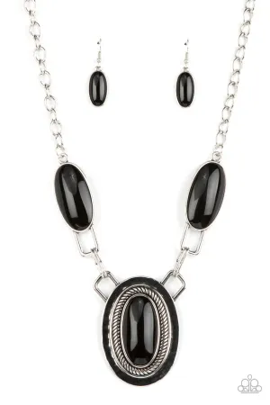 Count to TENACIOUS Black Paparazzi Necklace