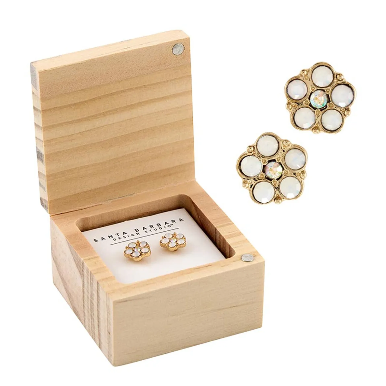 Crystal Daisy Earrings