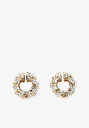 Crystal-Embellished Earrings
