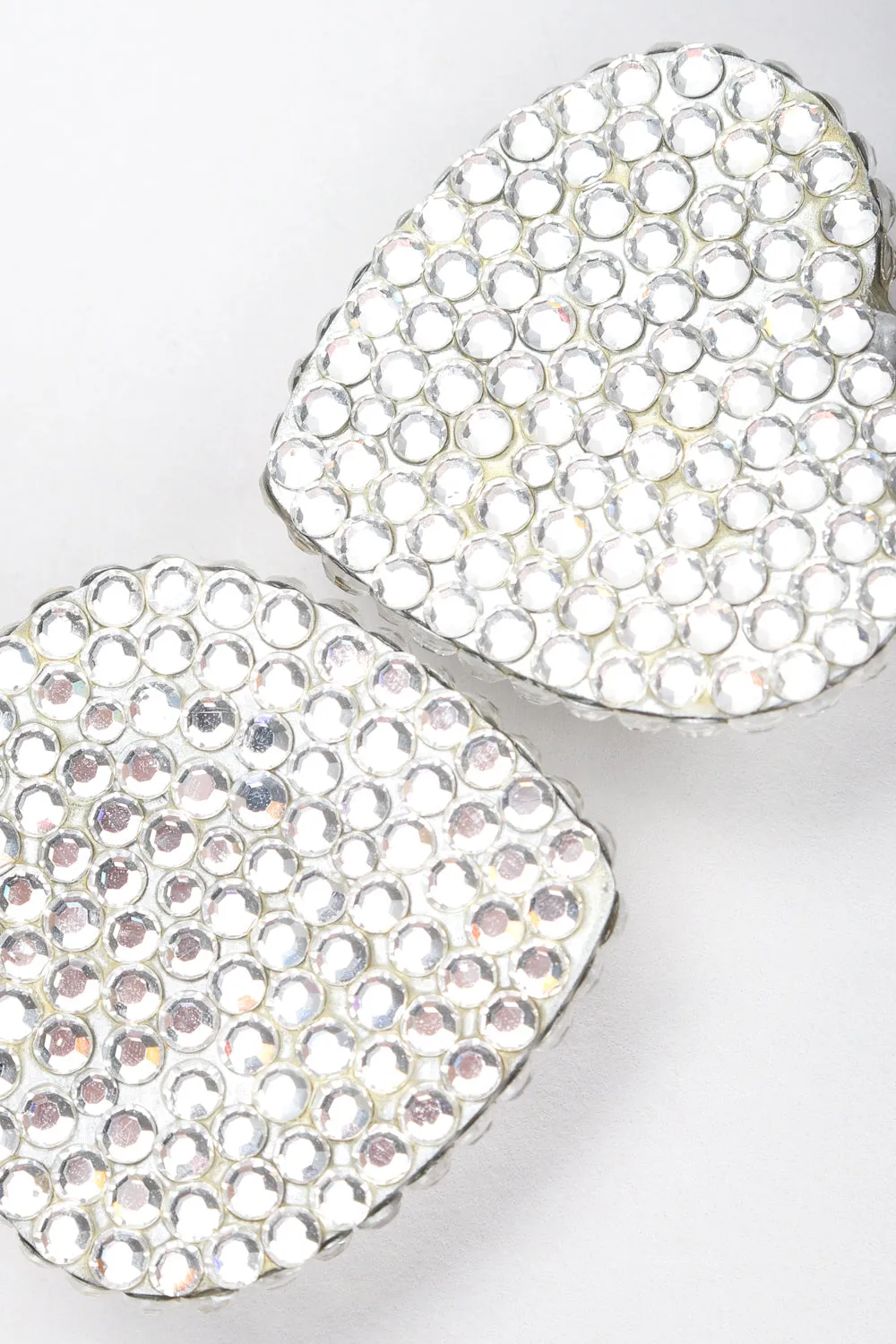Crystal Heart Drop Earrings