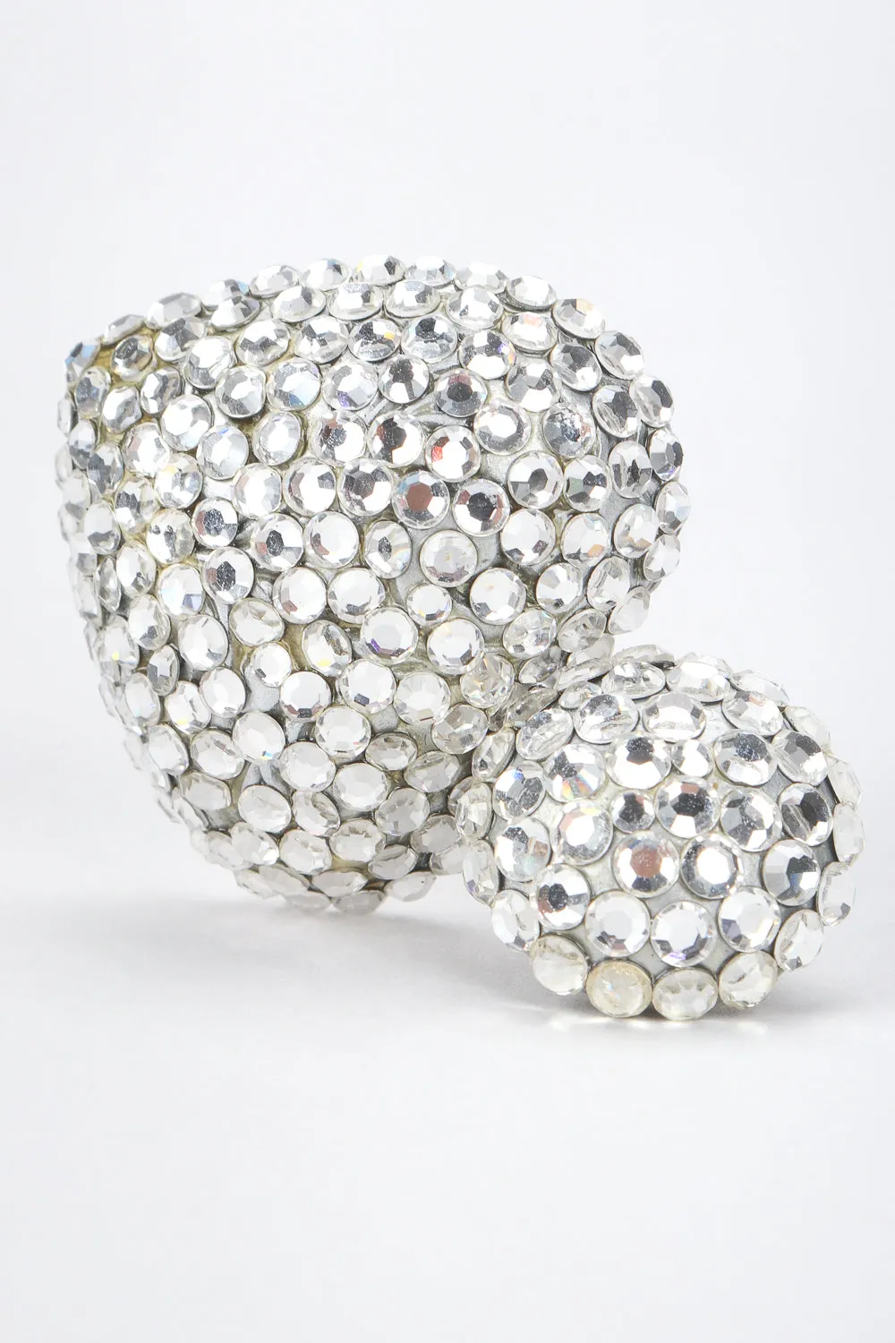 Crystal Heart Drop Earrings