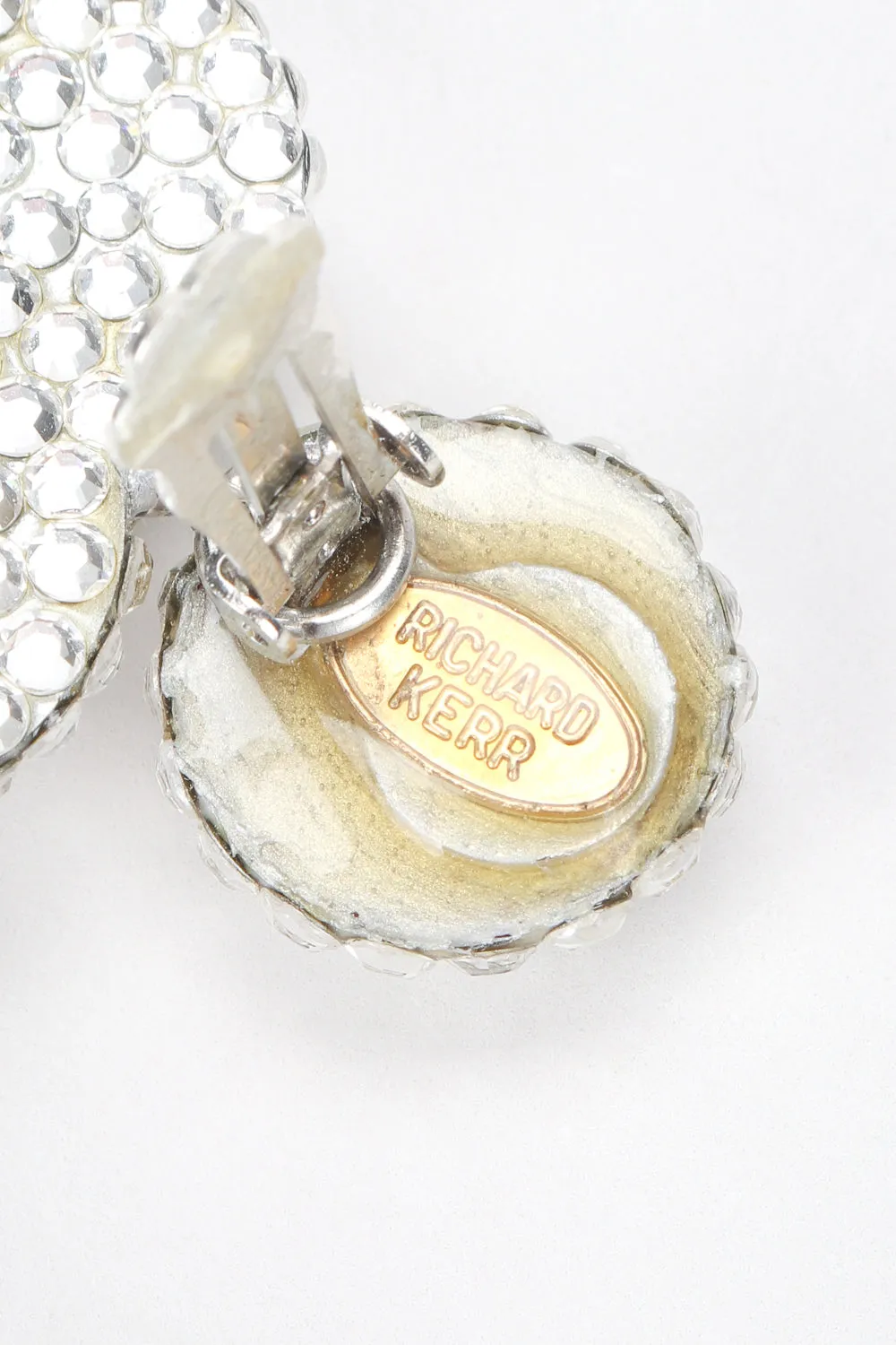 Crystal Heart Drop Earrings