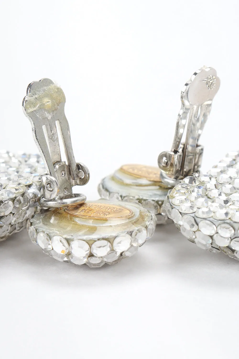 Crystal Heart Drop Earrings