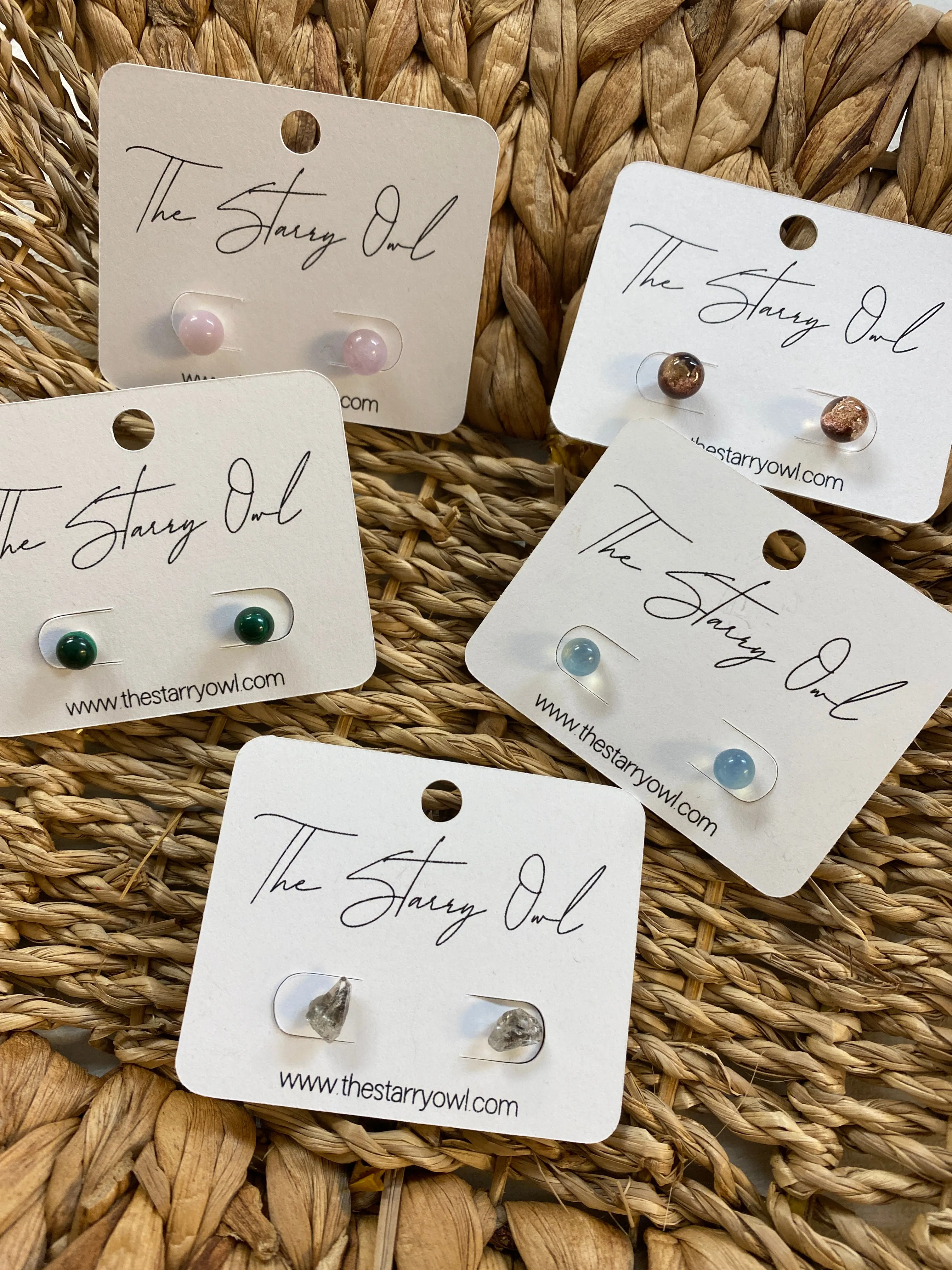 Crystal Stud Earrings