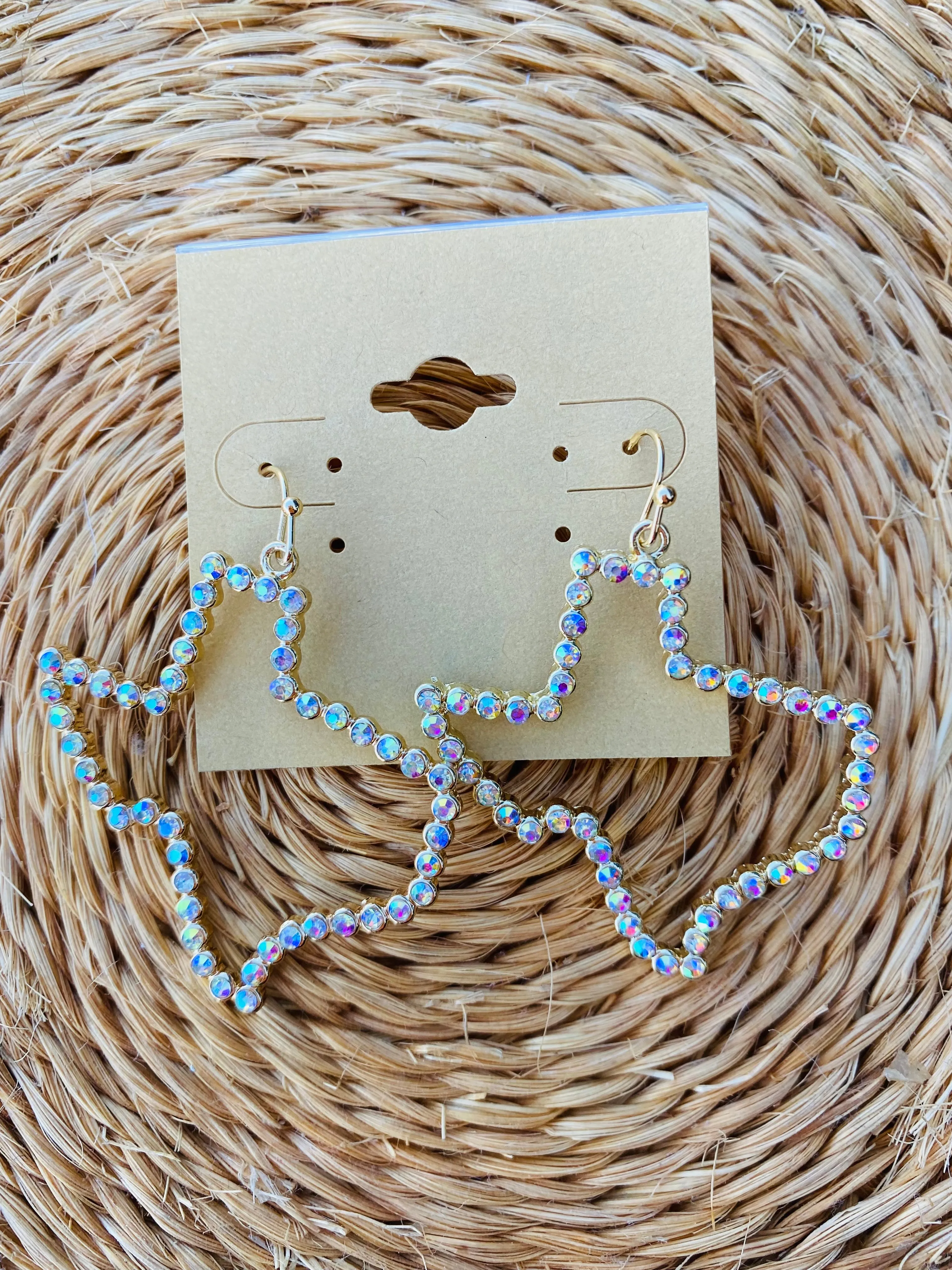 Crystal Texas Earring