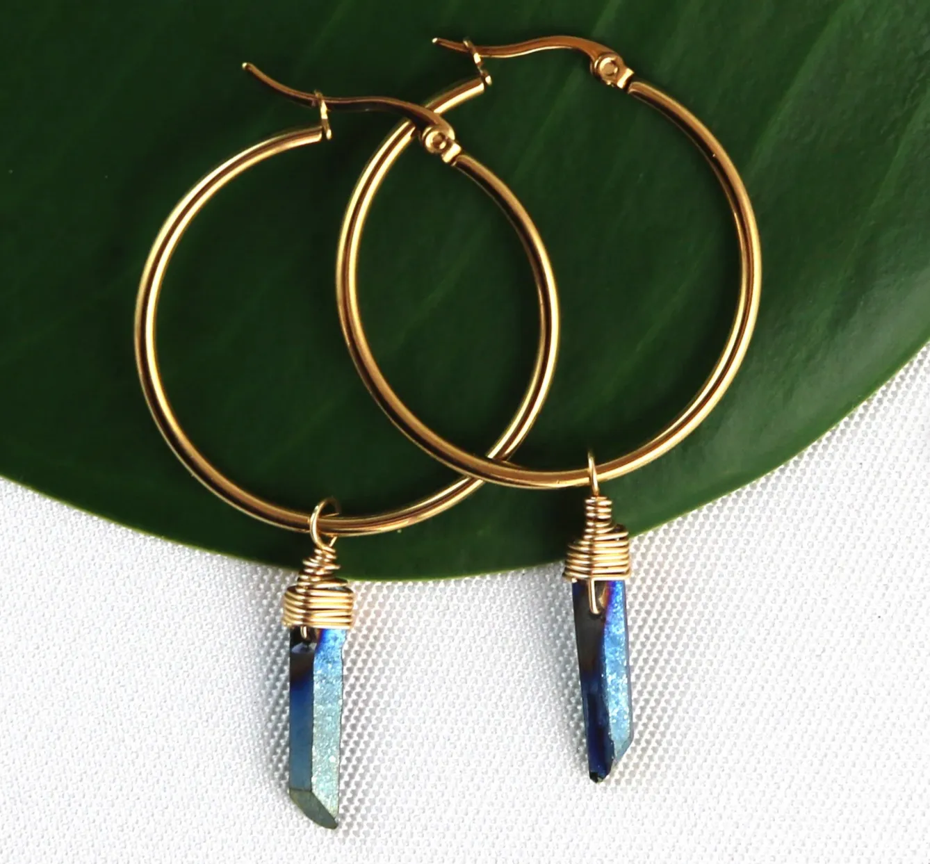 Crystal 'Wonder Woman' Earrings