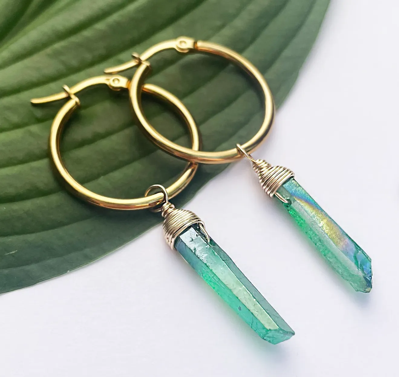 Crystal 'Wonder Woman' Earrings
