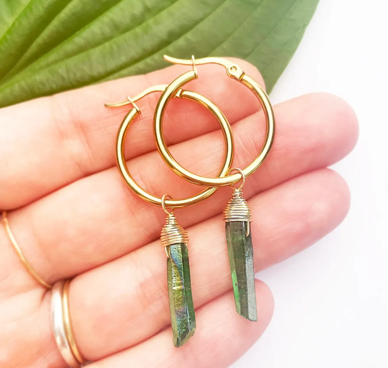 Crystal 'Wonder Woman' Earrings