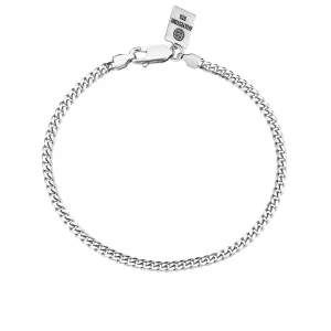 Cuban Links Chain Bracelet in Silver