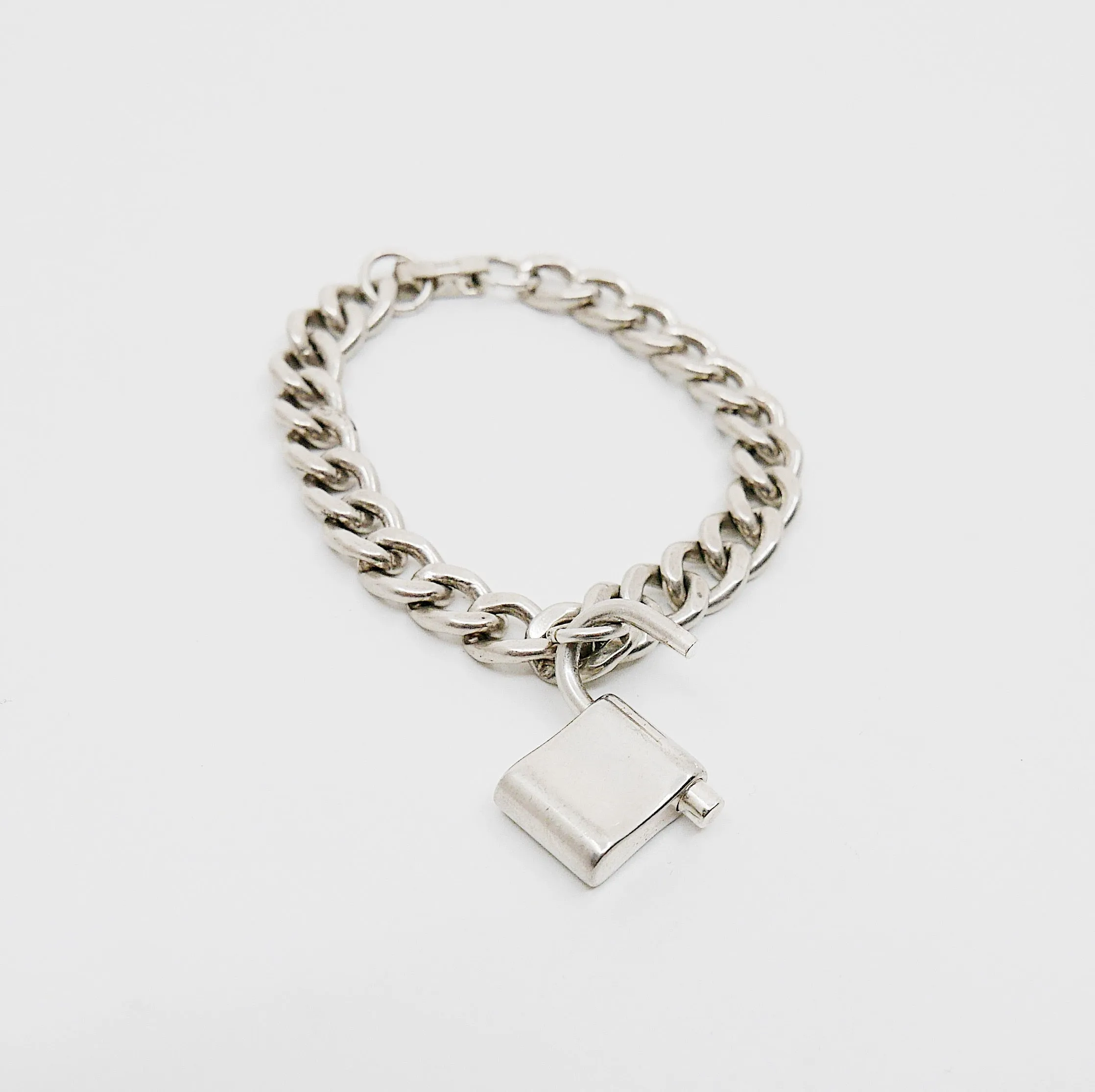 Curb Chain Lock Bracelet