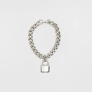 Curb Chain Lock Bracelet