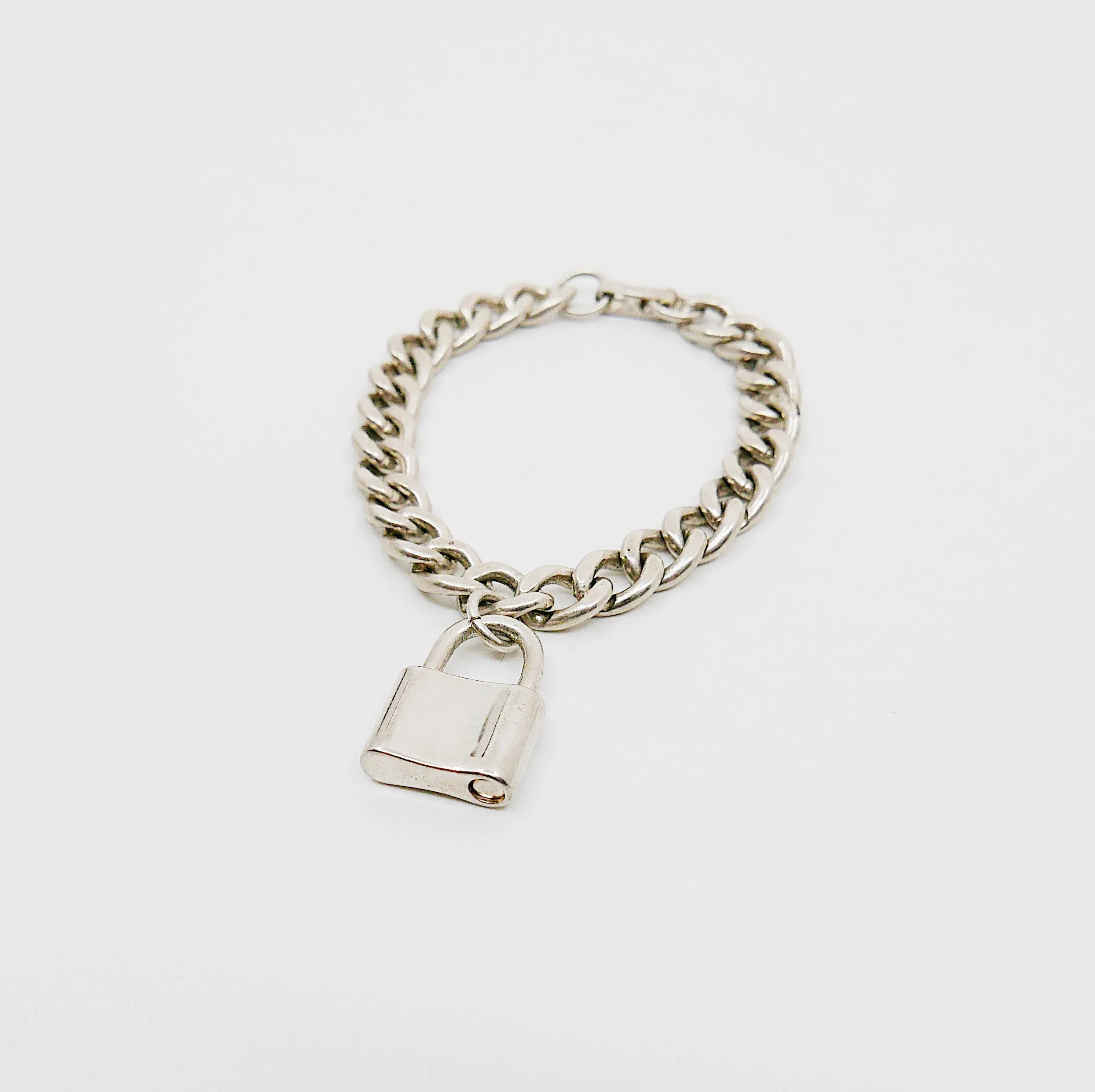 Curb Chain Lock Bracelet