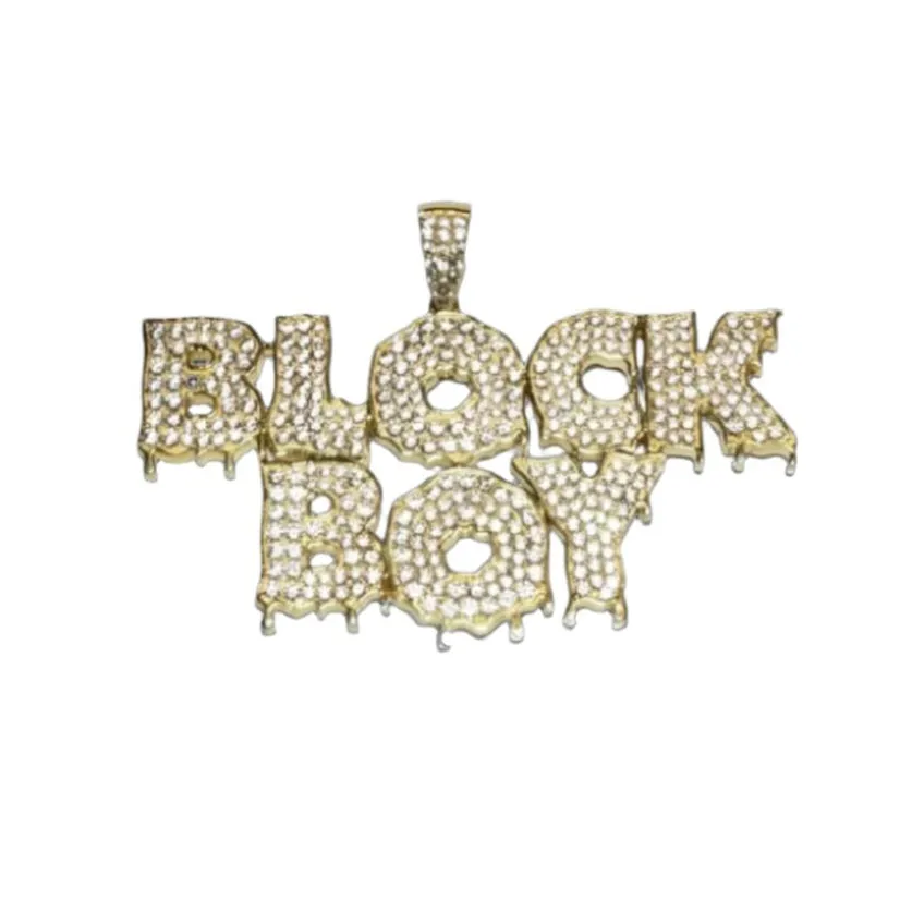 Custom Piece of Block Boy Pendant Charm