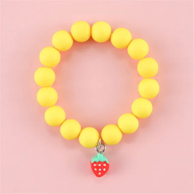 Cute Beads Glass Bracelet Pendant Bracelet for Girls and Women