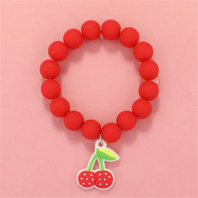 Cute Beads Glass Bracelet Pendant Bracelet for Girls and Women