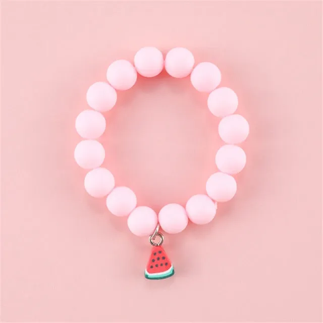 Cute Beads Glass Bracelet Pendant Bracelet for Girls and Women