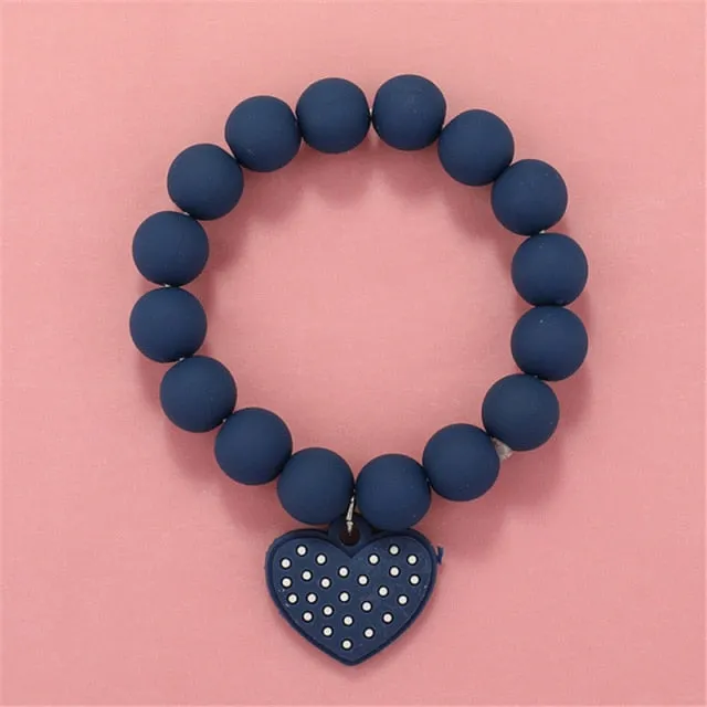 Cute Beads Glass Bracelet Pendant Bracelet for Girls and Women