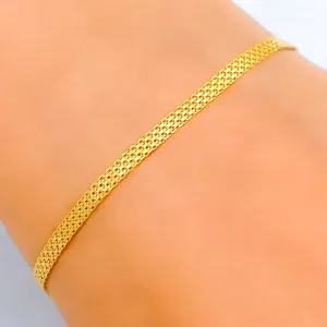 Dainty Delicate 22k Gold Chain Bracelet
