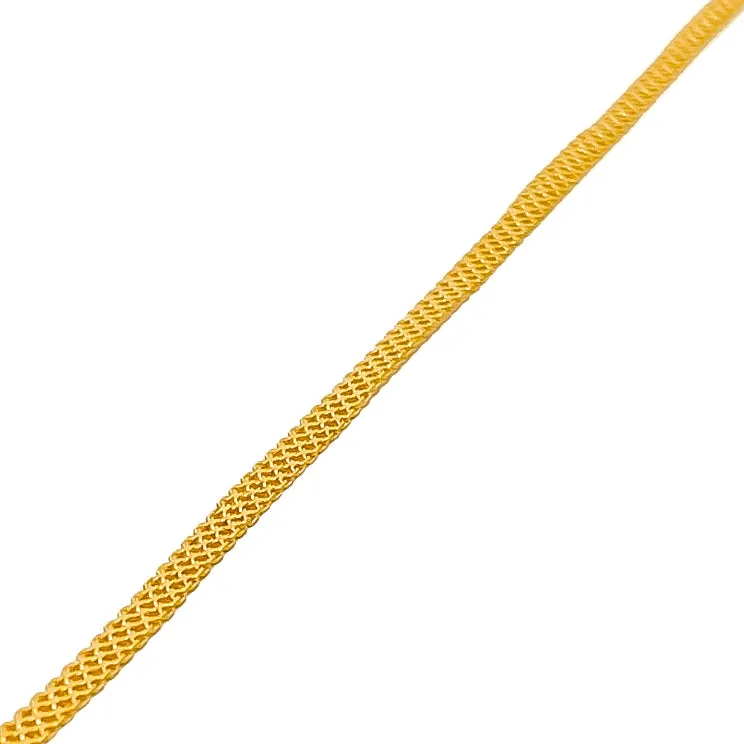 Dainty Delicate 22k Gold Chain Bracelet