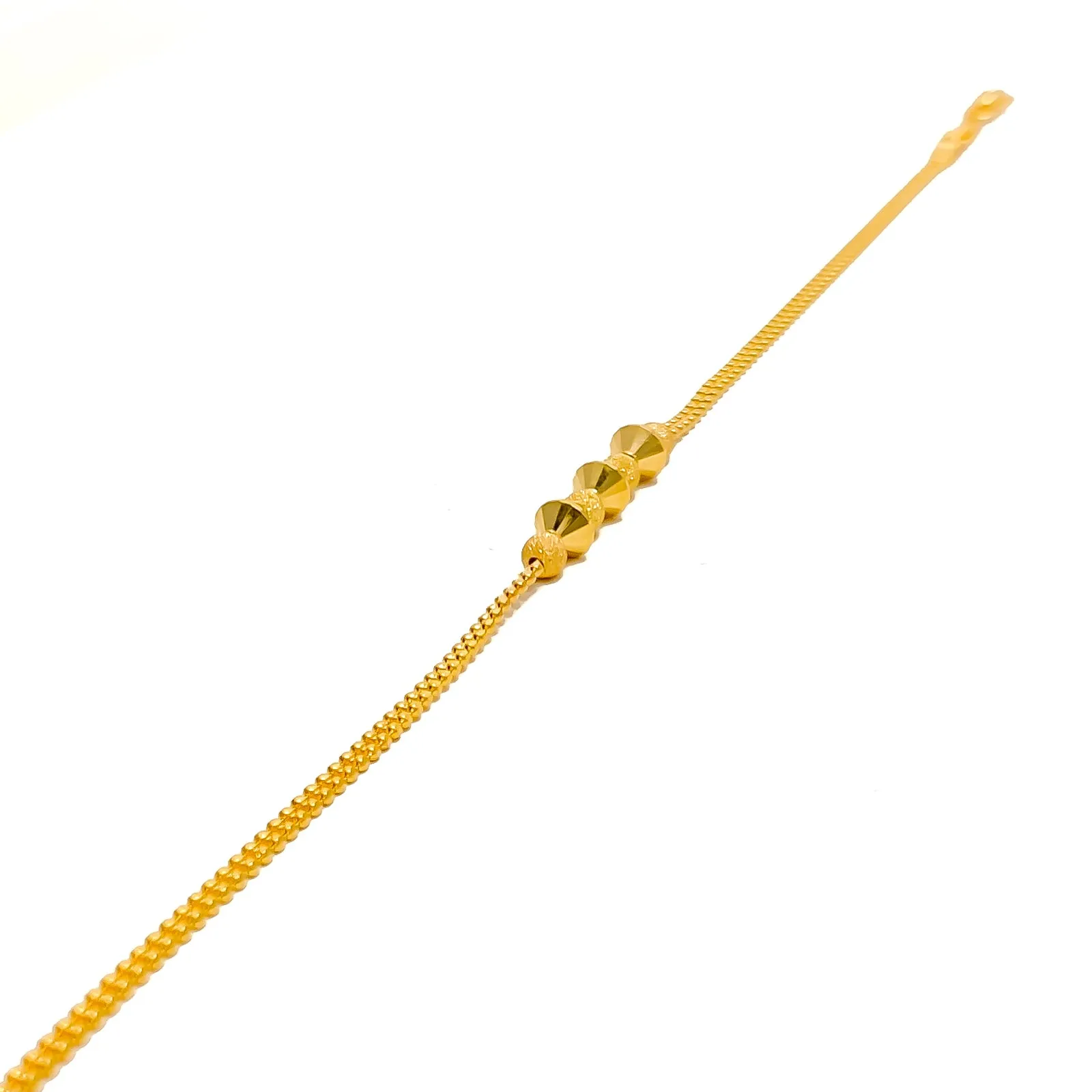 Dainty Petite 22K Gold Bracelet