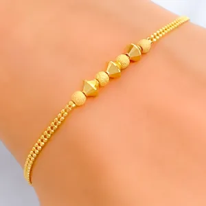 Dainty Petite 22K Gold Bracelet