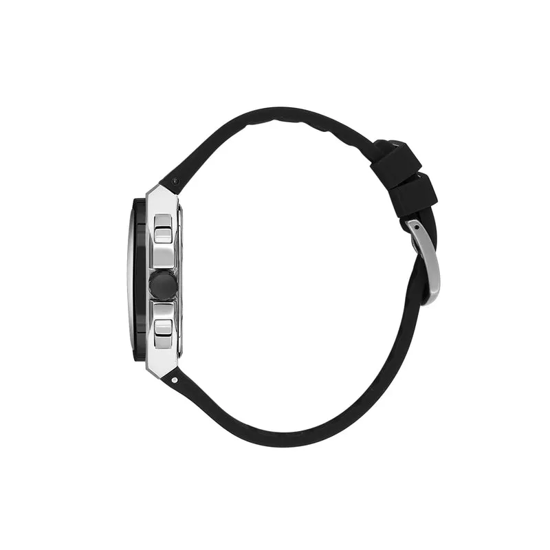 Daniel Klein Exclusive Men's Chronograph Watch Black Silicone  DK.1.14008