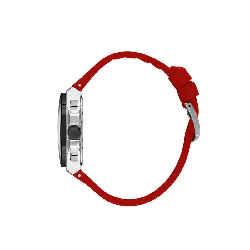 Daniel Klein Exclusive Men's Chronograph Watch Red Silicone  DK.1.14008