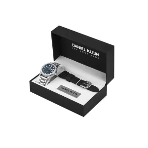 Daniel Klein Limited Edition Men's Analog Watch Silver Stainless Steel  DK.1.13980