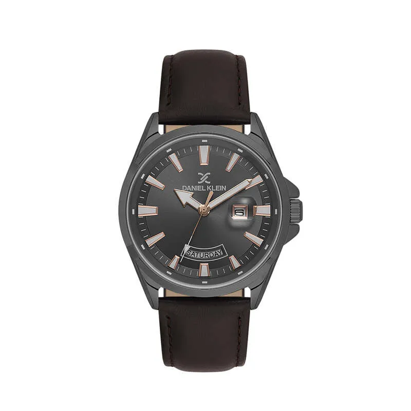 Daniel Klein Premium Men's Analog Watch Brown Genuine Leather  DK.6.14038