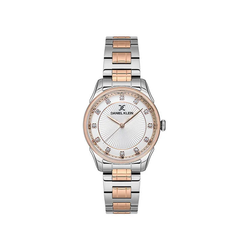Daniel Klein Premium Women Analog Watch DK.1.13620-5 Rose Gold Stainless Steel Strap