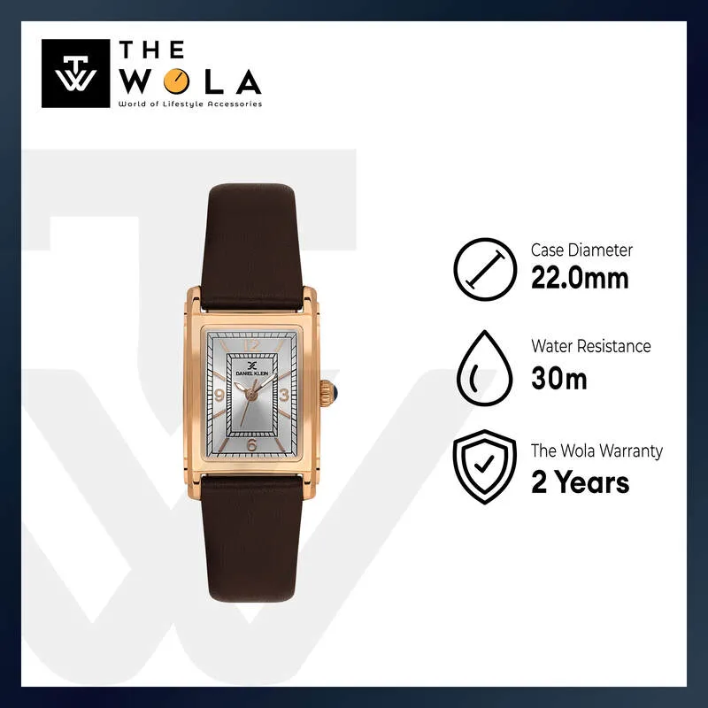 Daniel Klein Premium Women's Analog Watch Brown Genuine Leather  DK.1.13937