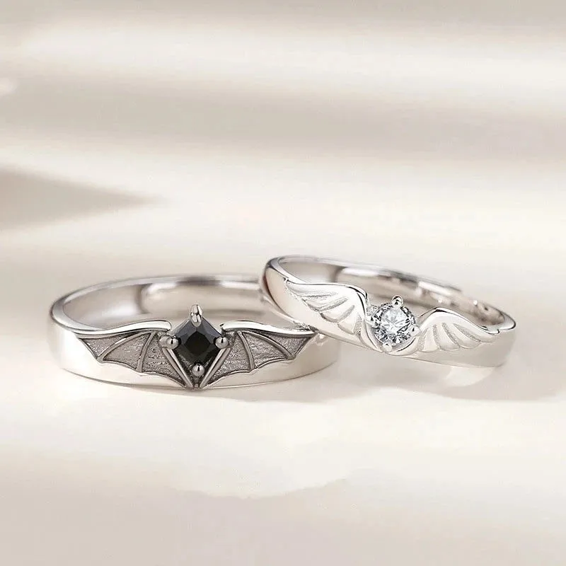 Darkness & Light Forever Ring Set