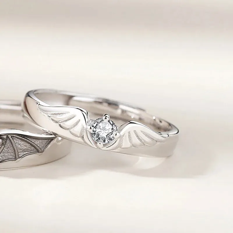 Darkness & Light Forever Ring Set