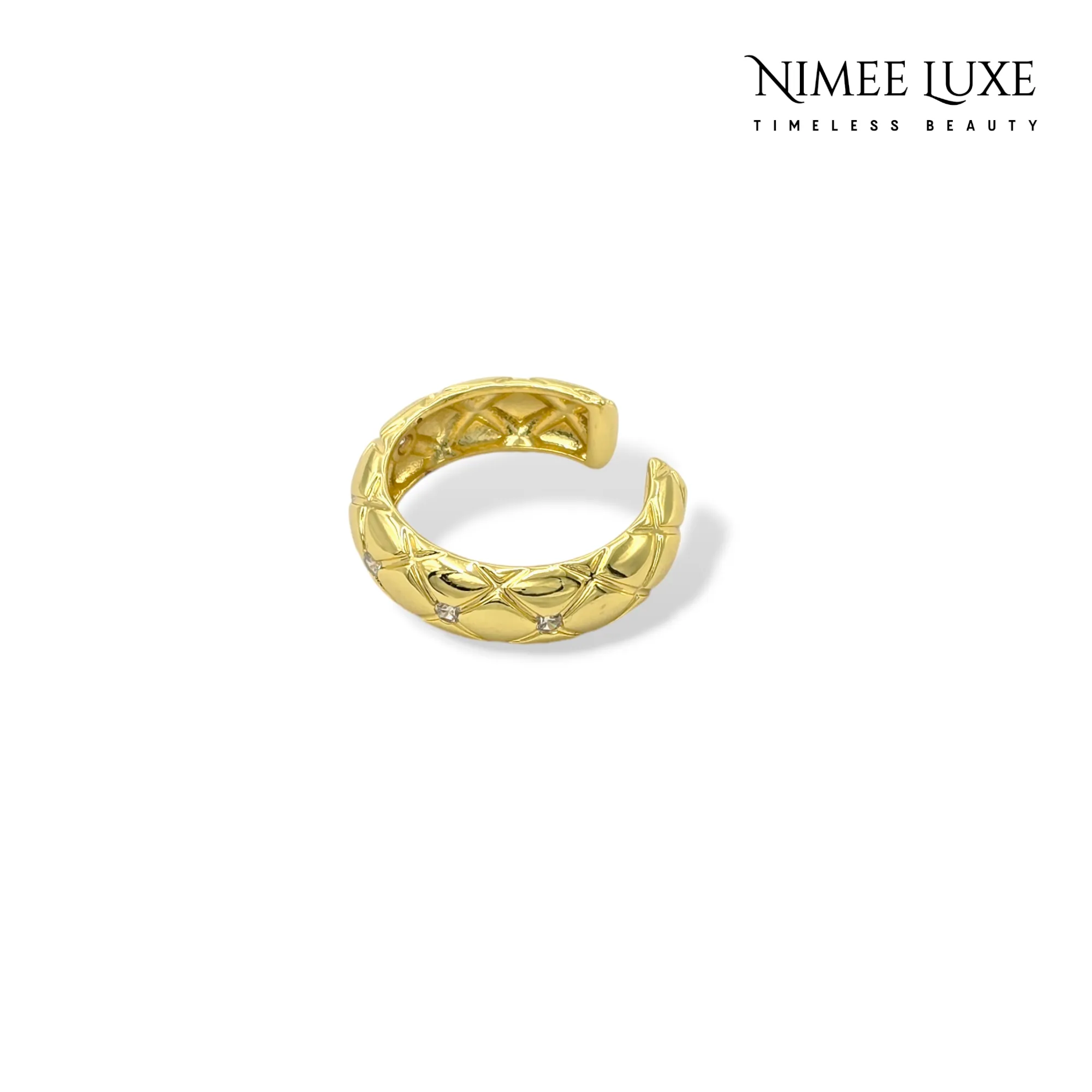 Decker Adjustable Ring Gold Plated AR25