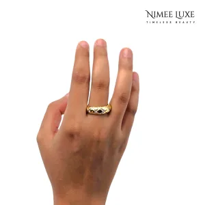 Decker Adjustable Ring Gold Plated AR25