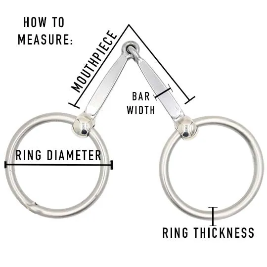 Dutton Bits D-Ring Chain Bit with Copper Rings
