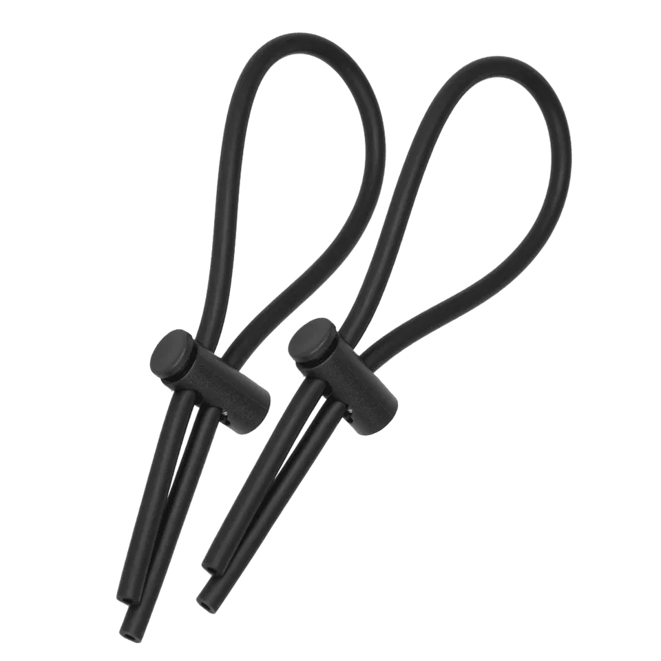 ElectraLoops Adjustable Rubber Electro Cock Rings for Enhanced Sensation and Orgasm Intensity