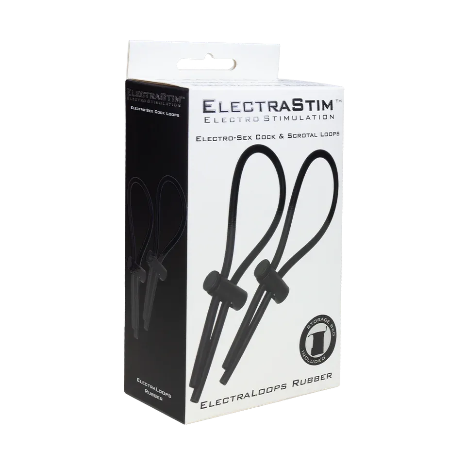 ElectraLoops Adjustable Rubber Electro Cock Rings for Enhanced Sensation and Orgasm Intensity