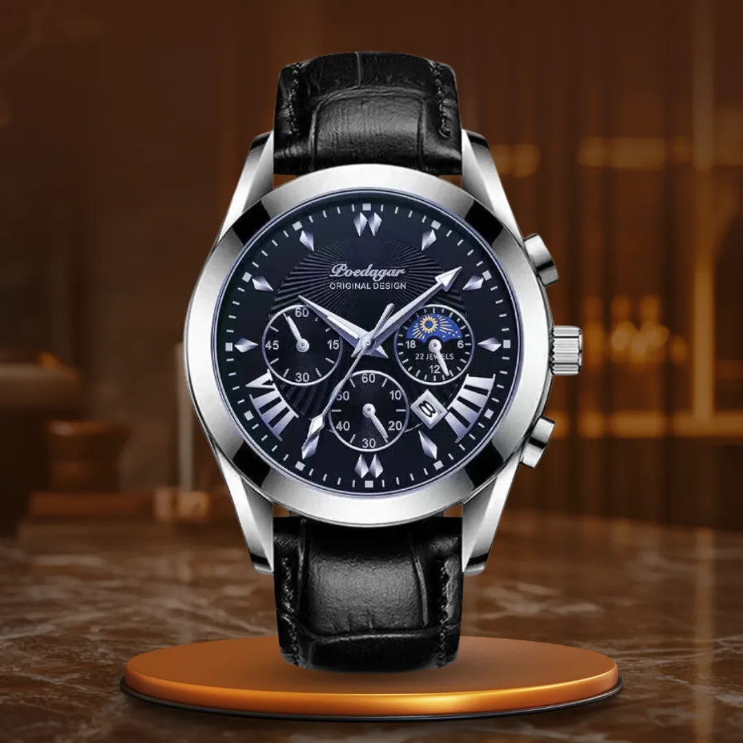 ELEGANT LEATHER STRAP | Stylish Time Management