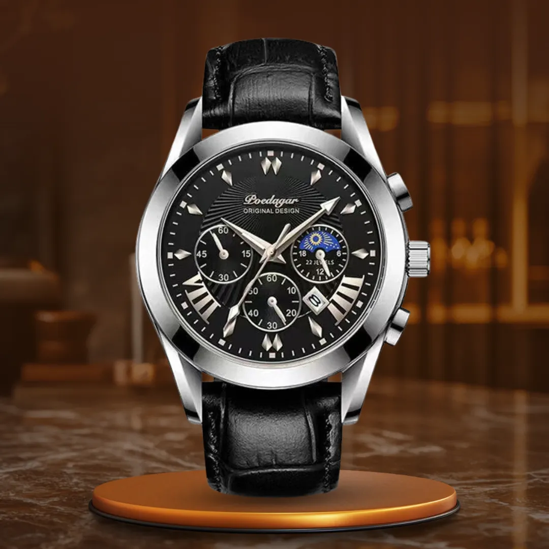 ELEGANT LEATHER STRAP | Stylish Time Management