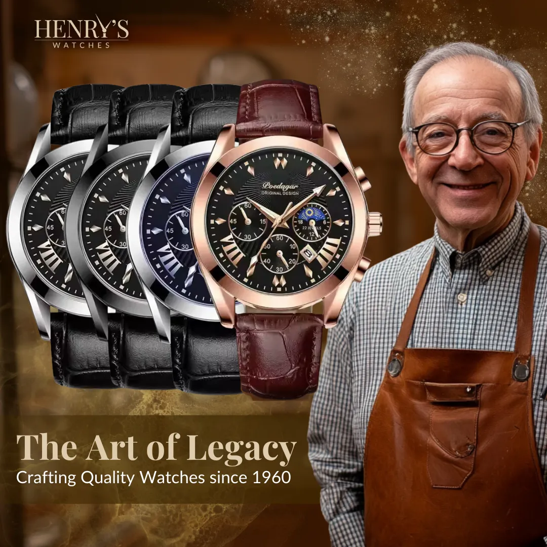 ELEGANT LEATHER STRAP | Stylish Time Management