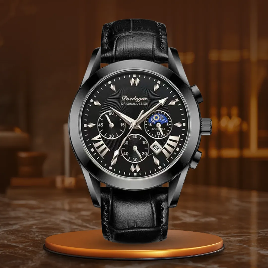 ELEGANT LEATHER STRAP | Stylish Time Management
