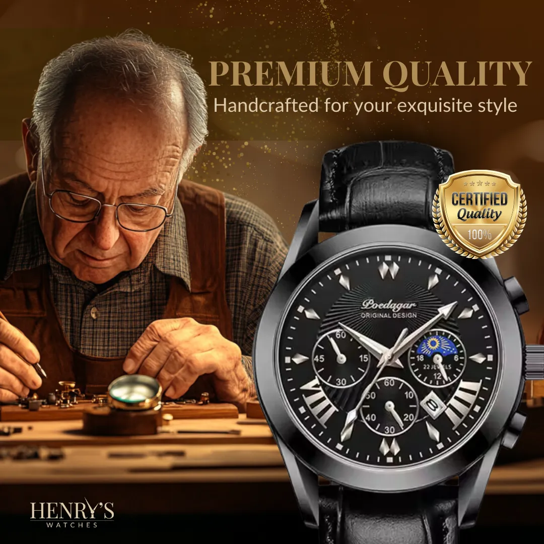 ELEGANT LEATHER STRAP | Stylish Time Management