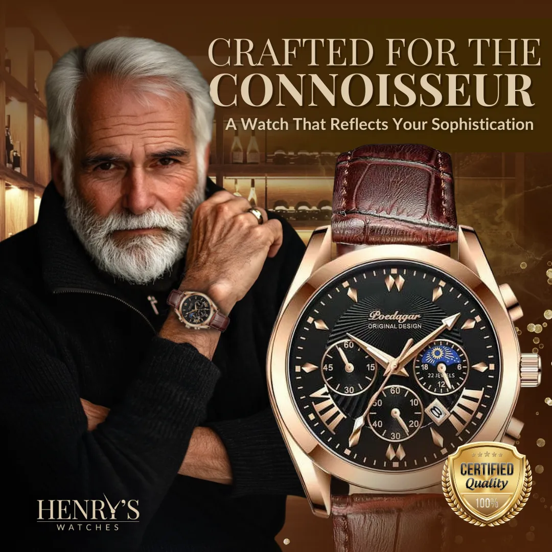 ELEGANT LEATHER STRAP | Stylish Time Management