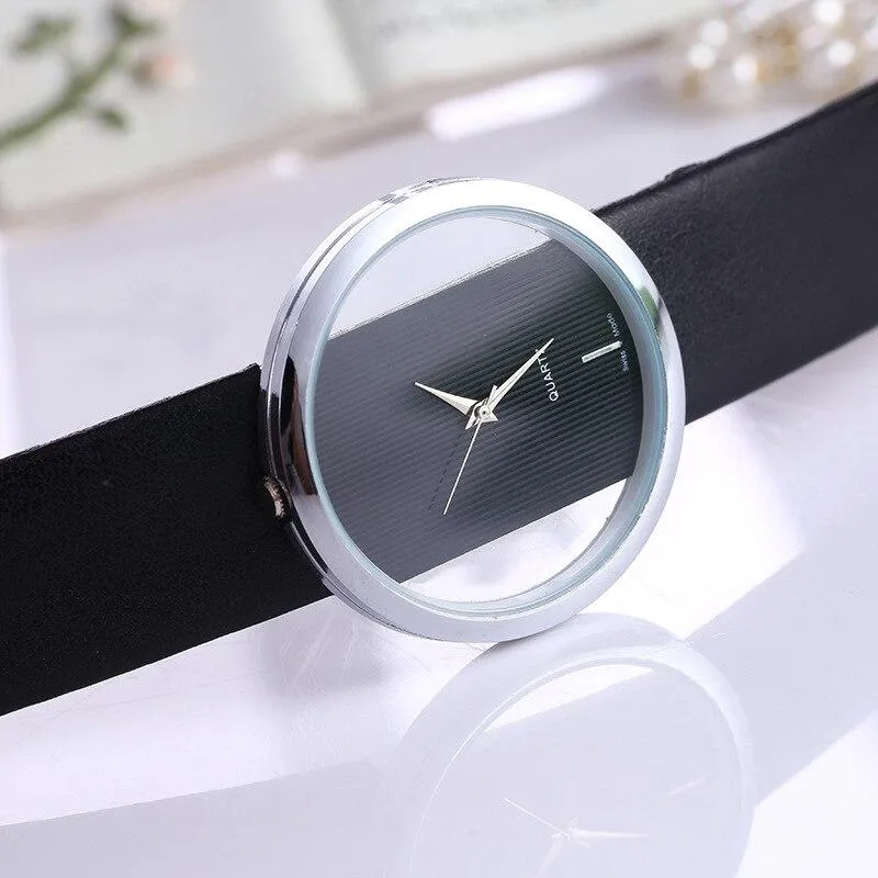 ELEGANT TRANSPARENT | Sleek, Stylish Timepiece