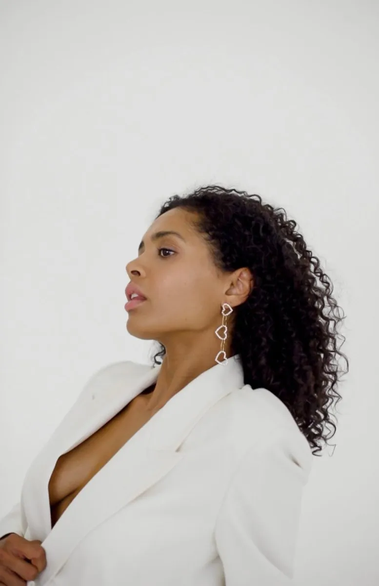 Ellis Heart Earrings