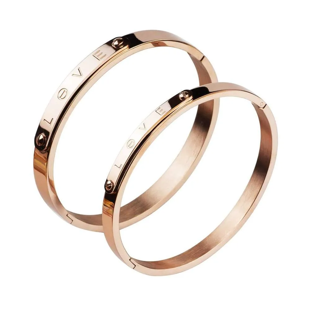 Engraved Love Bangle